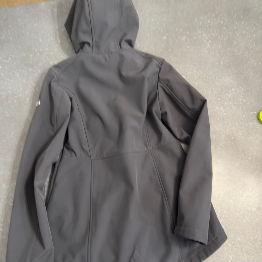 Michael Kors Girls Hooded Soft Shell Jacket – Gray Youth Jacket - Picture 3 of 12